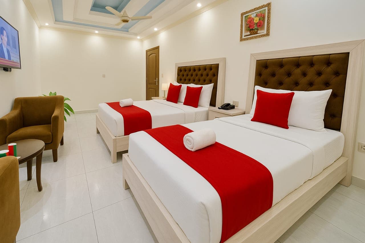 Go 007 Hotel Lahore New Room